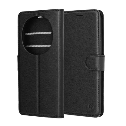 Capa para Honor Magic8 Pro, Techsuit, Leather Folio, Preta