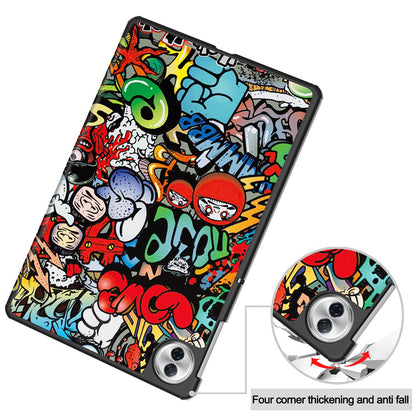 Capa para Honor Pad 10, Techsuit, FoldPro Urban Vibe, Multicolor