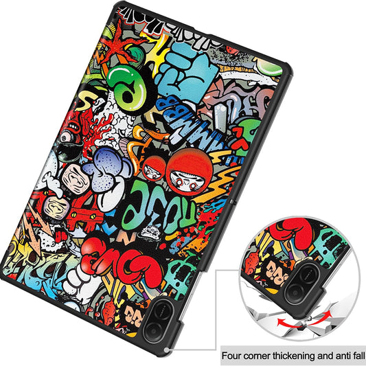 Capa para Honor Pad X8a, Techsuit, FoldPro Urban Vibe, Multicolor