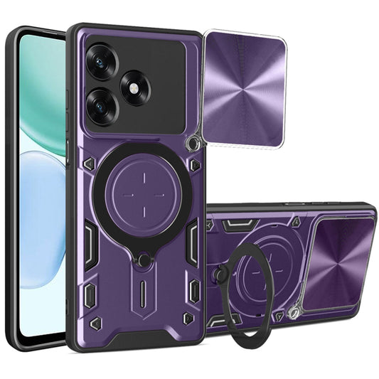 Capa para Honor X5c Plus, Techsuit, CamGuard Pro, Roxo