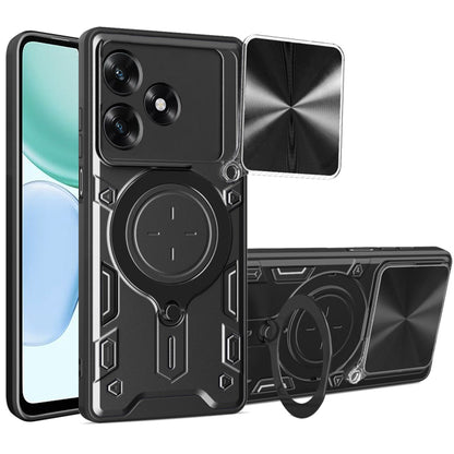 Capa para Honor X5c Plus, Techsuit, CamGuard Pro, Preta