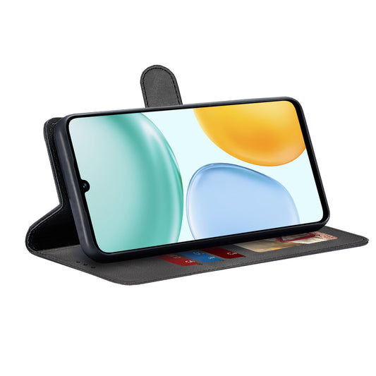 Capa para Honor X5c Plus, Techsuit, Diary Book, Preta