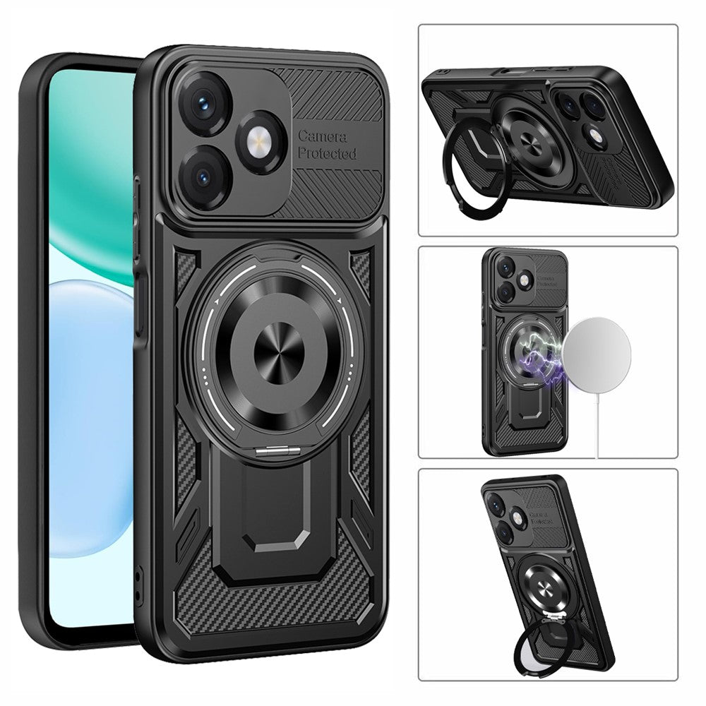 Case for Honor X5c Plus, Techsuit, RuggedCam, Grey