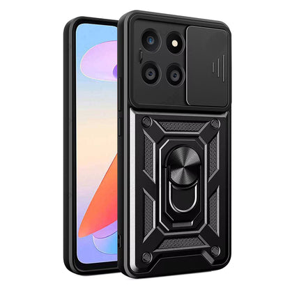 Capa para Honor X6a, Techsuit, CamShield, Preta