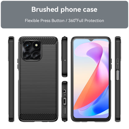 Capa para Honor X6a, Techsuit, Carbono, Preta