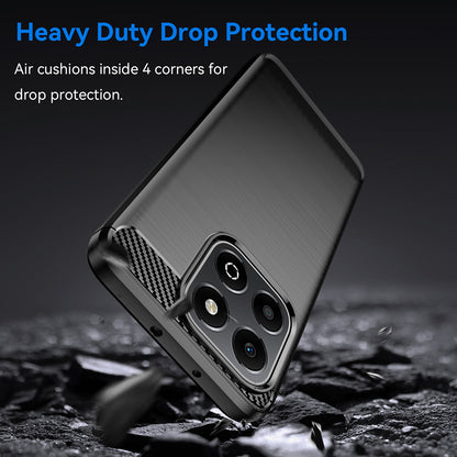 Capa para Honor X6b, Techsuit, Carbono, Preta