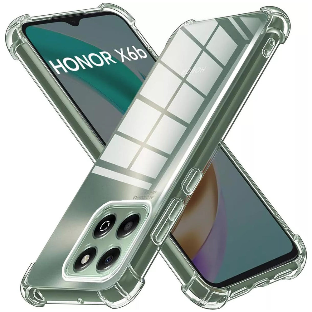 Capa para Honor X6b, Techsuit, Shockproof Clear, Transparente