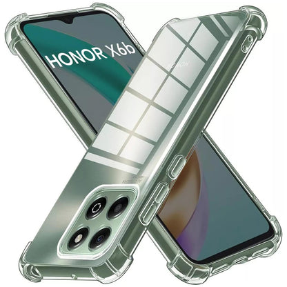 Capa para Honor X6b, Techsuit, Shockproof Clear, Transparente