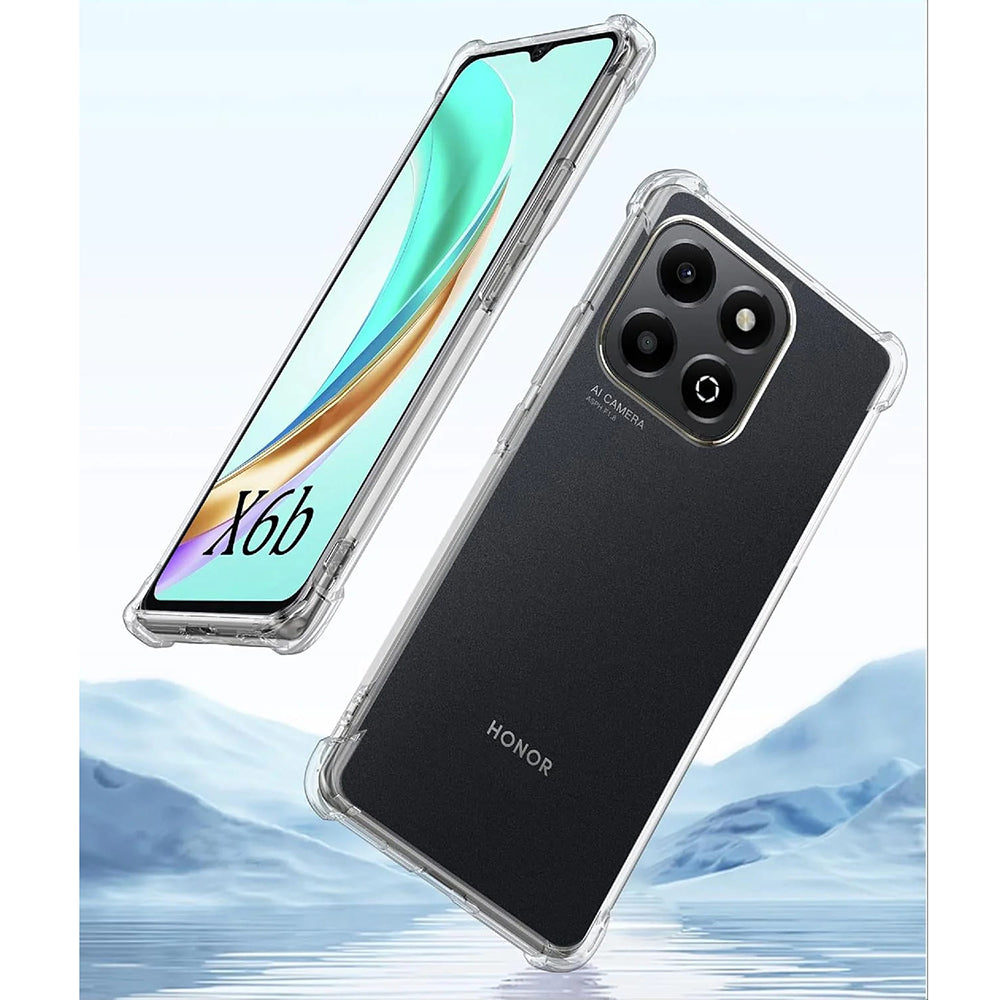 Capa para Honor X6b, Techsuit, Shockproof Clear, Transparente