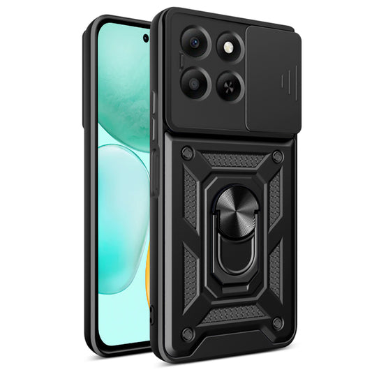 Capa para Honor X6c, Techsuit, CamShield, Preta