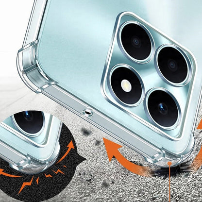 Capa para Honor X6c, Techsuit, Shockproof Clear, Transparente