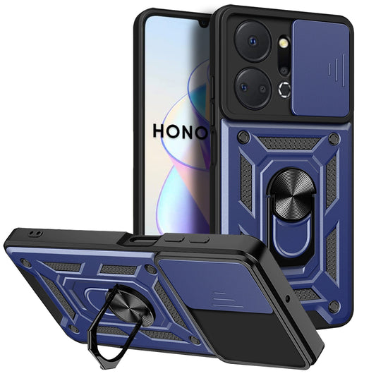 Capa para Honor X7a, Techsuit, CamShield, Azul