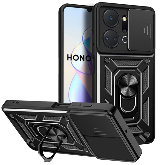Capa para Honor X7a, Techsuit, CamShield, Preta