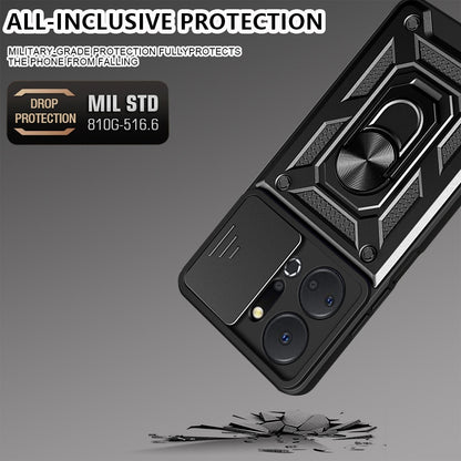 Capa para Honor X7a, Techsuit, CamShield, Preta