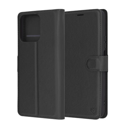 Case for Honor X7c / 200 Smart, Techsuit, Leather Folio, Black