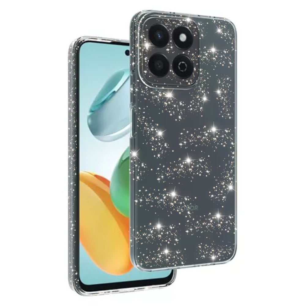 Capa para Honor X7c / 200 Smart, Techsuit, SparkleSkin, Transparente