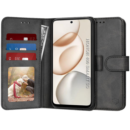 Capa para Honor 400 Smart 4G / X7d 4G, Techsuit, Diary Book, Preta