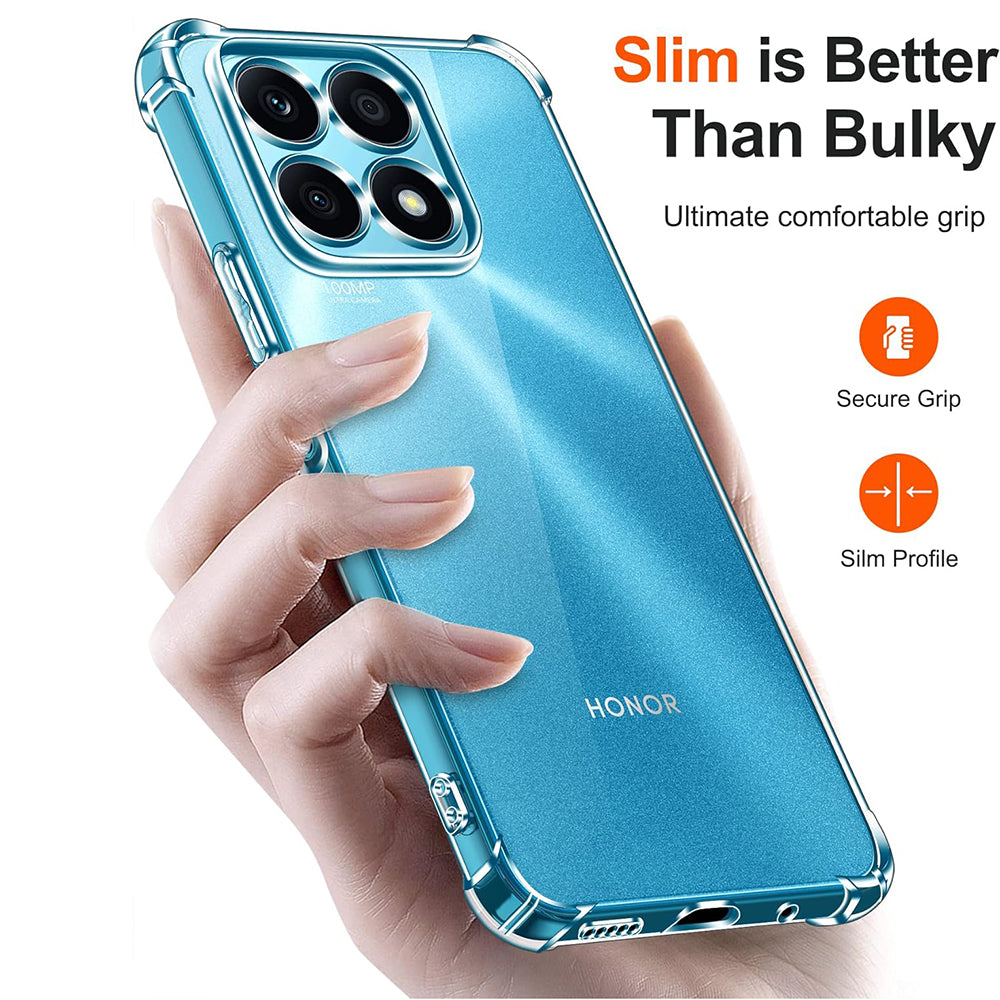 Capa para Honor X8a, Techsuit, Shockproof Clear, Transparente