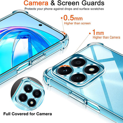 Capa para Honor X8a, Techsuit, Shockproof Clear, Transparente