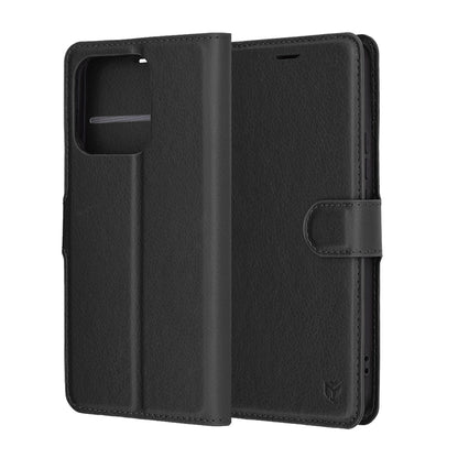 Capa para Honor X8c, Techsuit, Leather Folio, Preta