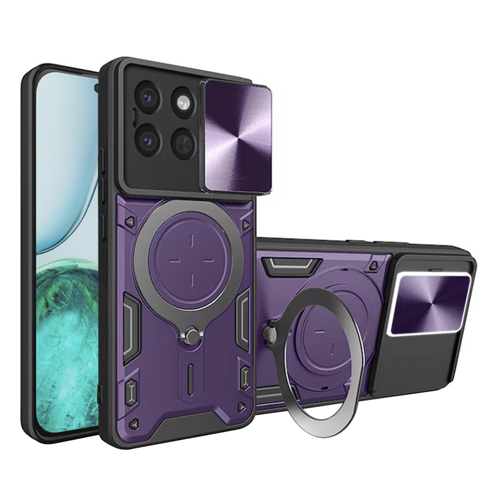 Capa para Honor X8c, Techsuit, CamGuard Pro, Roxa