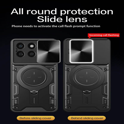 Capa para Honor X8c, Techsuit, CamGuard Pro, Roxa