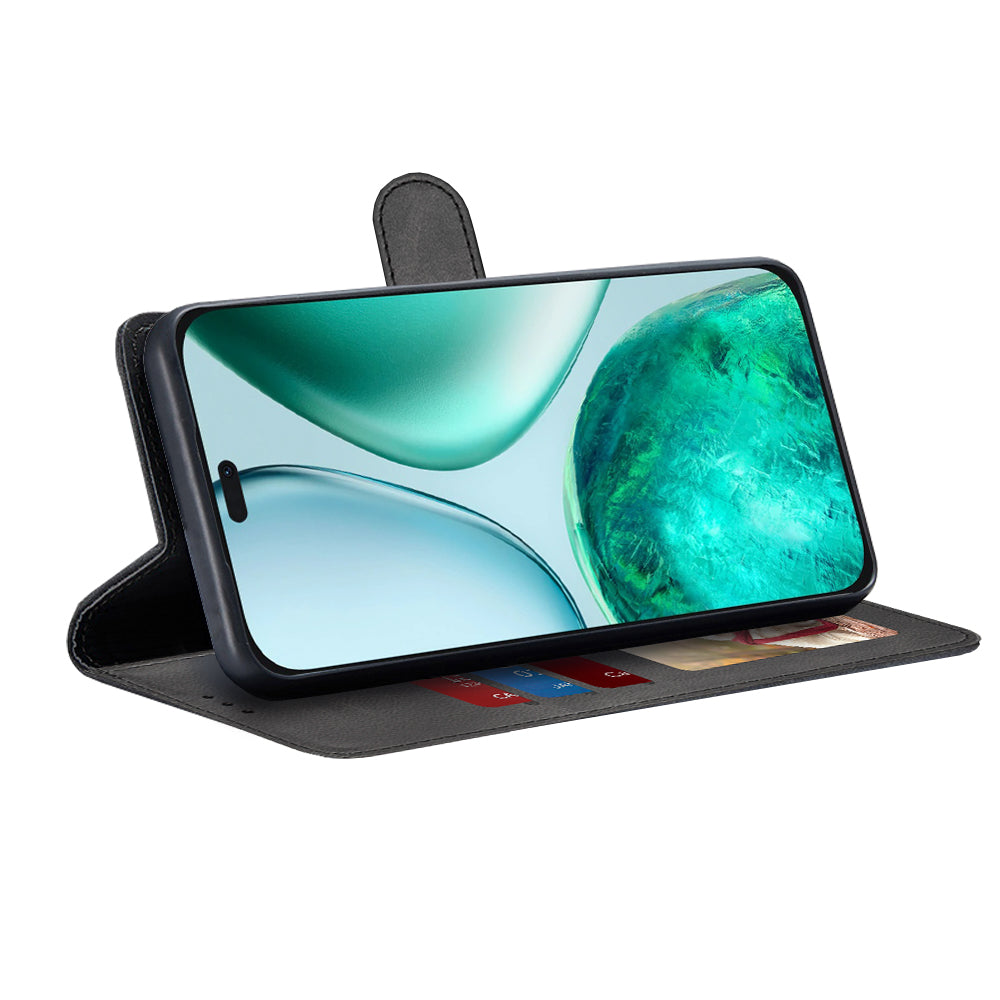 Capa para Honor X8c, Techsuit, Diary Book, Preta