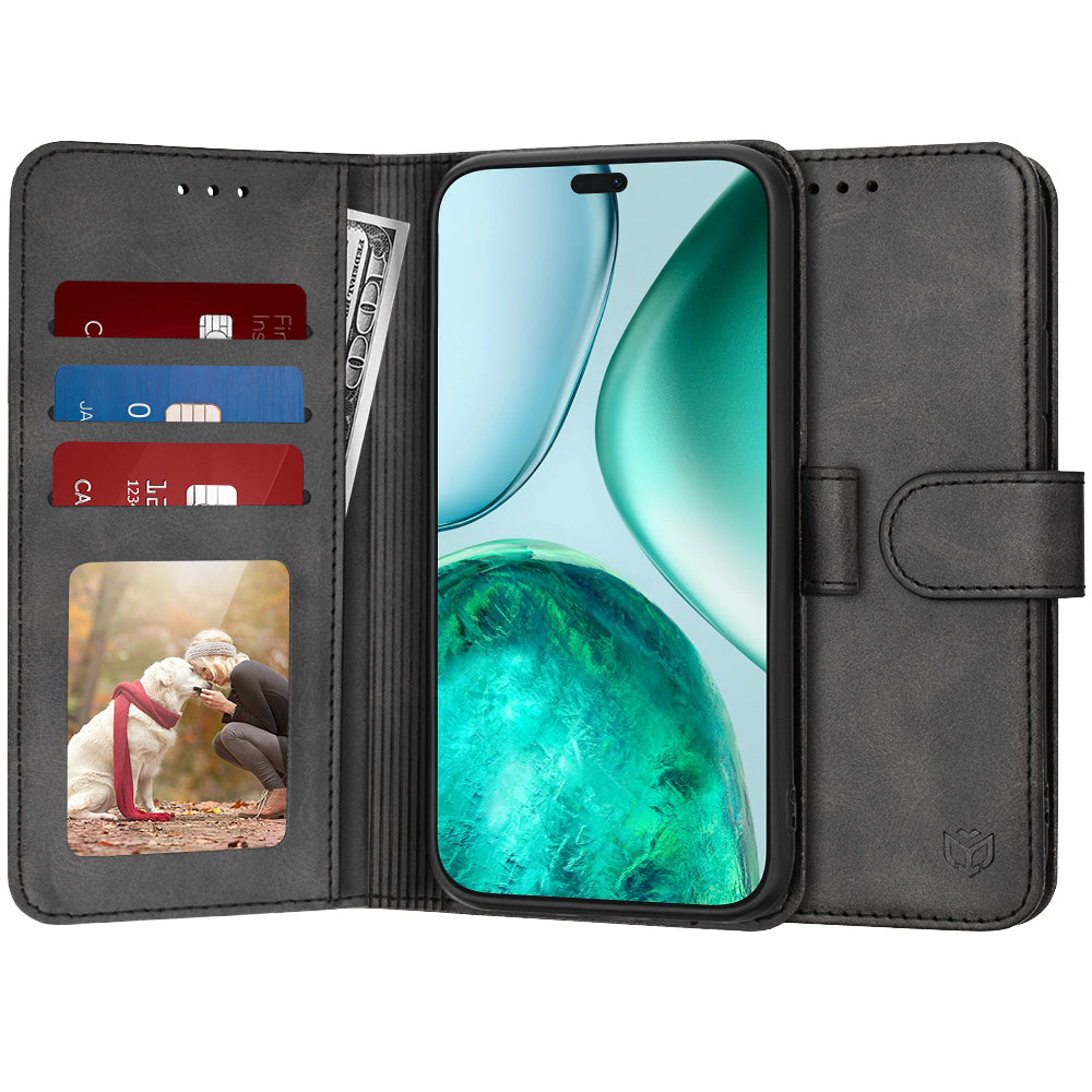 Capa para Honor X8c, Techsuit, Diary Book, Preta