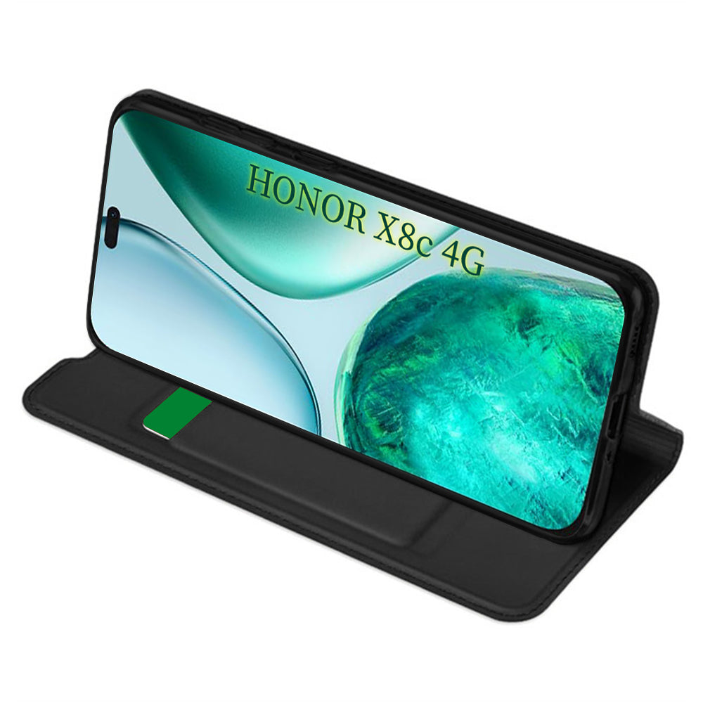 Capa para Honor X8c, Techsuit, Magskin Book, Preta