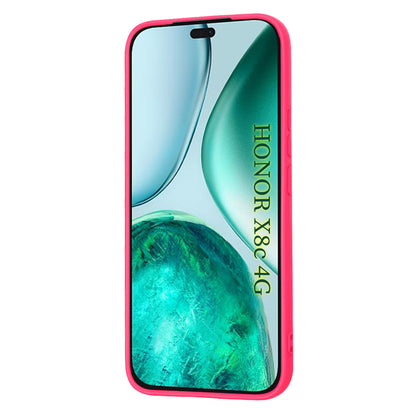 Case for Honor X8c, Techsuit, SoftFlex, Dark Pink