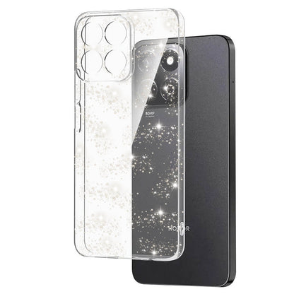 Capa para Honor X8c, Techsuit, SparkleSkin, Transparente