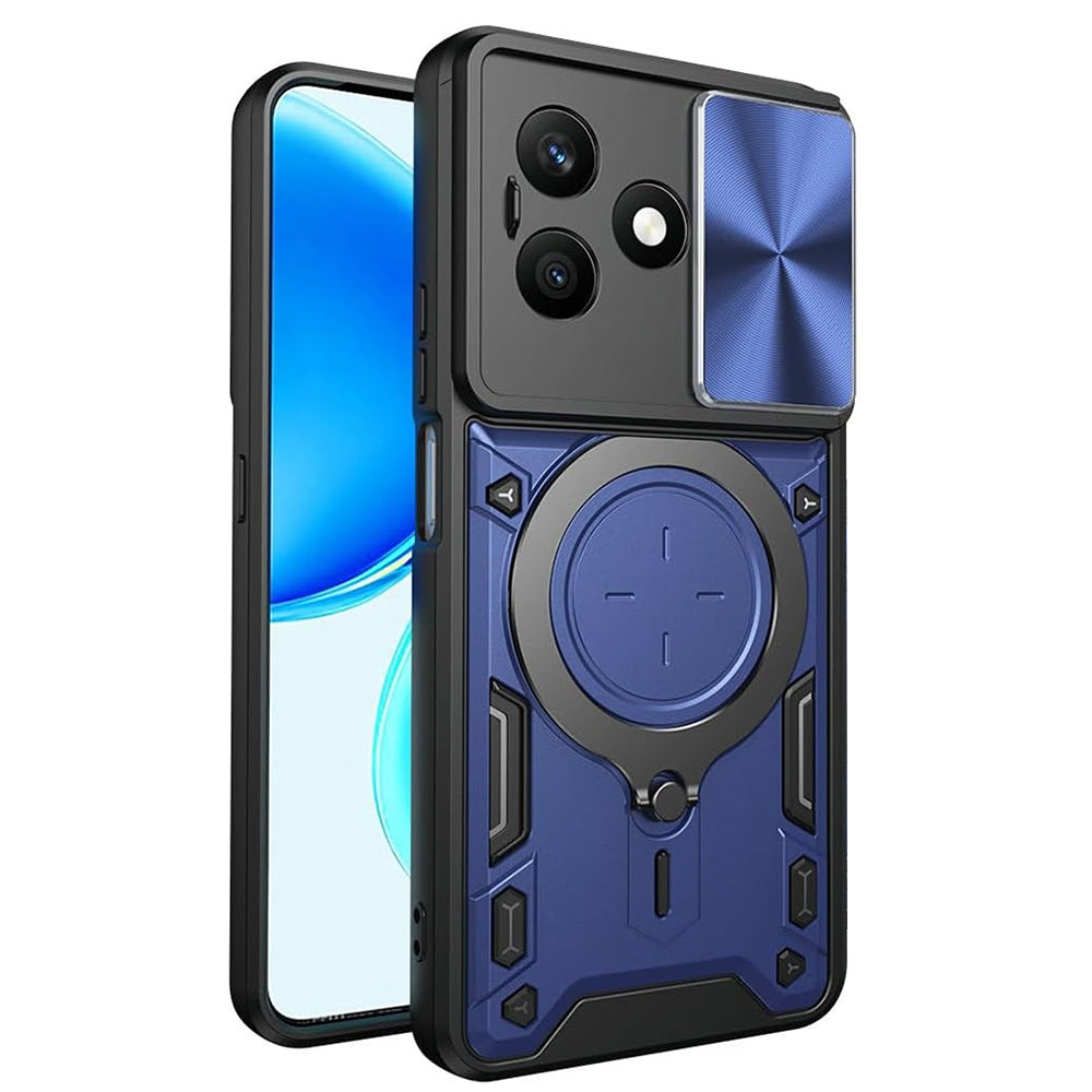Capa para Honor X8d, Techsuit, CamGuard Pro, Azul