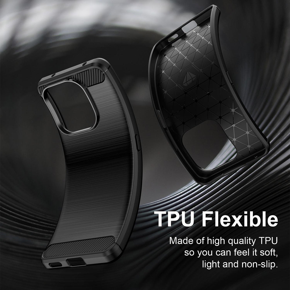 Capa para Honor X8d, Techsuit, Carbono, Preta