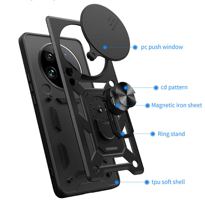 Capa para Honor X9c / Magic7 Lite, Techsuit, CamShield, Preta