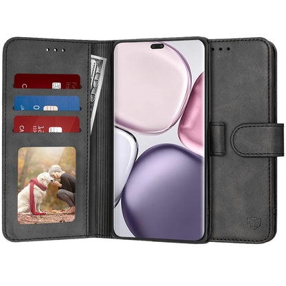Capa para Honor X9c / Magic7 Lite, Techsuit, Diary Book, Preta