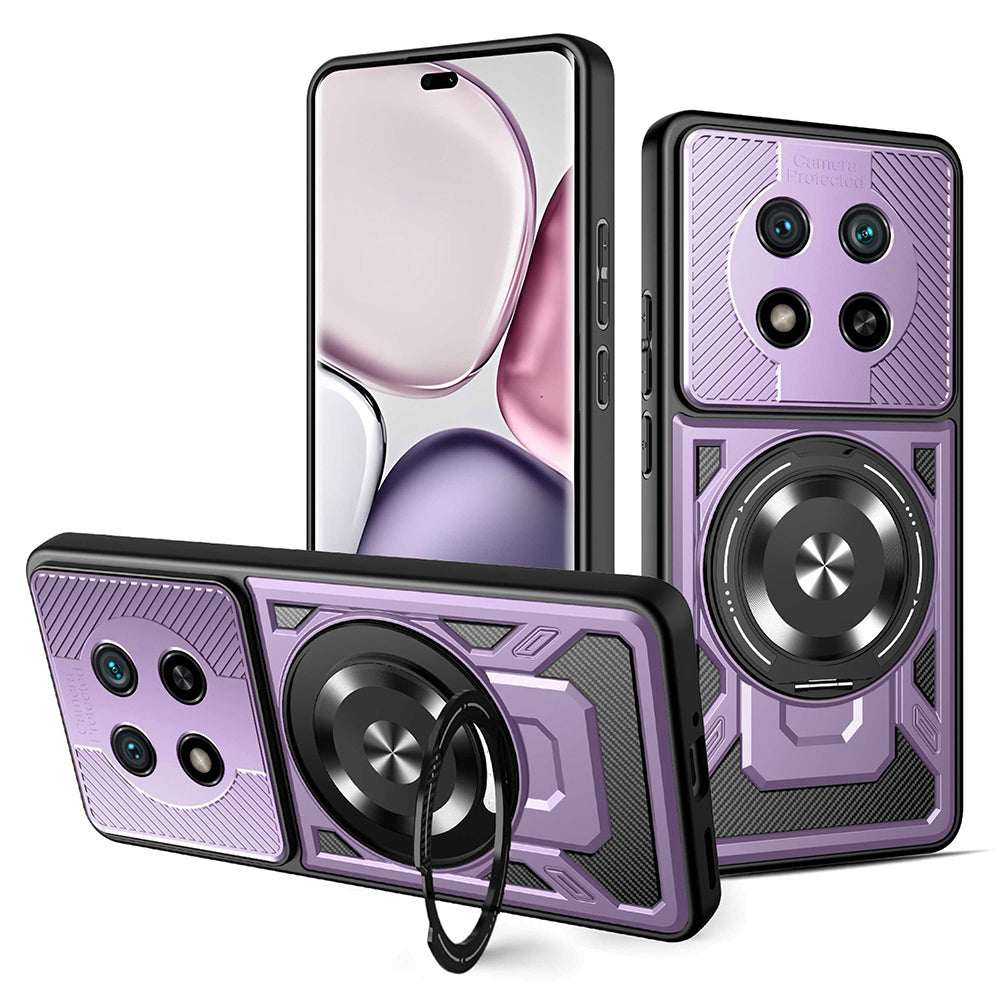 Capa para Honor X9c / Magic7 Lite, Techsuit, RuggedCam, Roxo