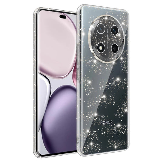 Capa para Honor X9c / Magic7 Lite, Techsuit, SparkleSkin, Transparente