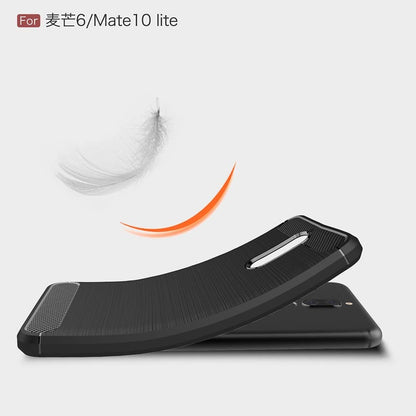 Capa para Huawei Mate 10 Lite, Techsuit, Carbono, Preta