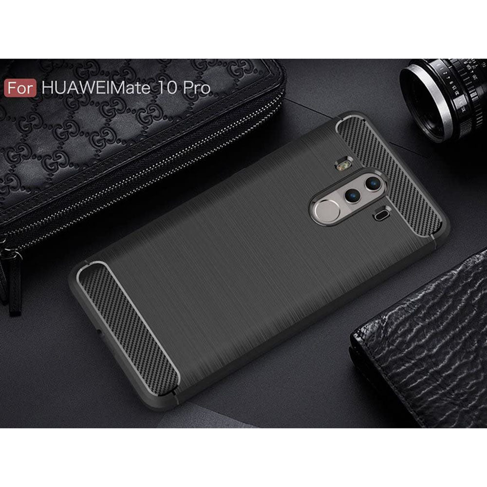 Capa para Huawei Mate 10 Pro, Techsuit, Carbono, Preta