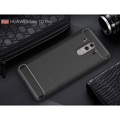 Capa para Huawei Mate 10 Pro, Techsuit, Carbono, Preta
