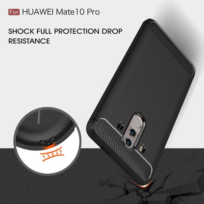 Capa para Huawei Mate 10 Pro, Techsuit, Carbono, Preta