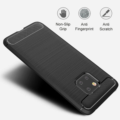 Capa para Huawei Mate 20 Pro, Techsuit, Carbono, Preta