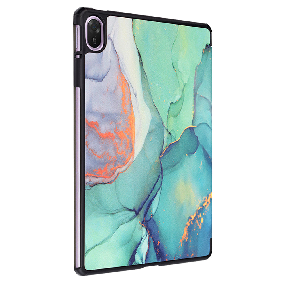 Capa para Huawei MatePad 11.5 (2025), Techsuit, FoldPro Green Time, Multicolor