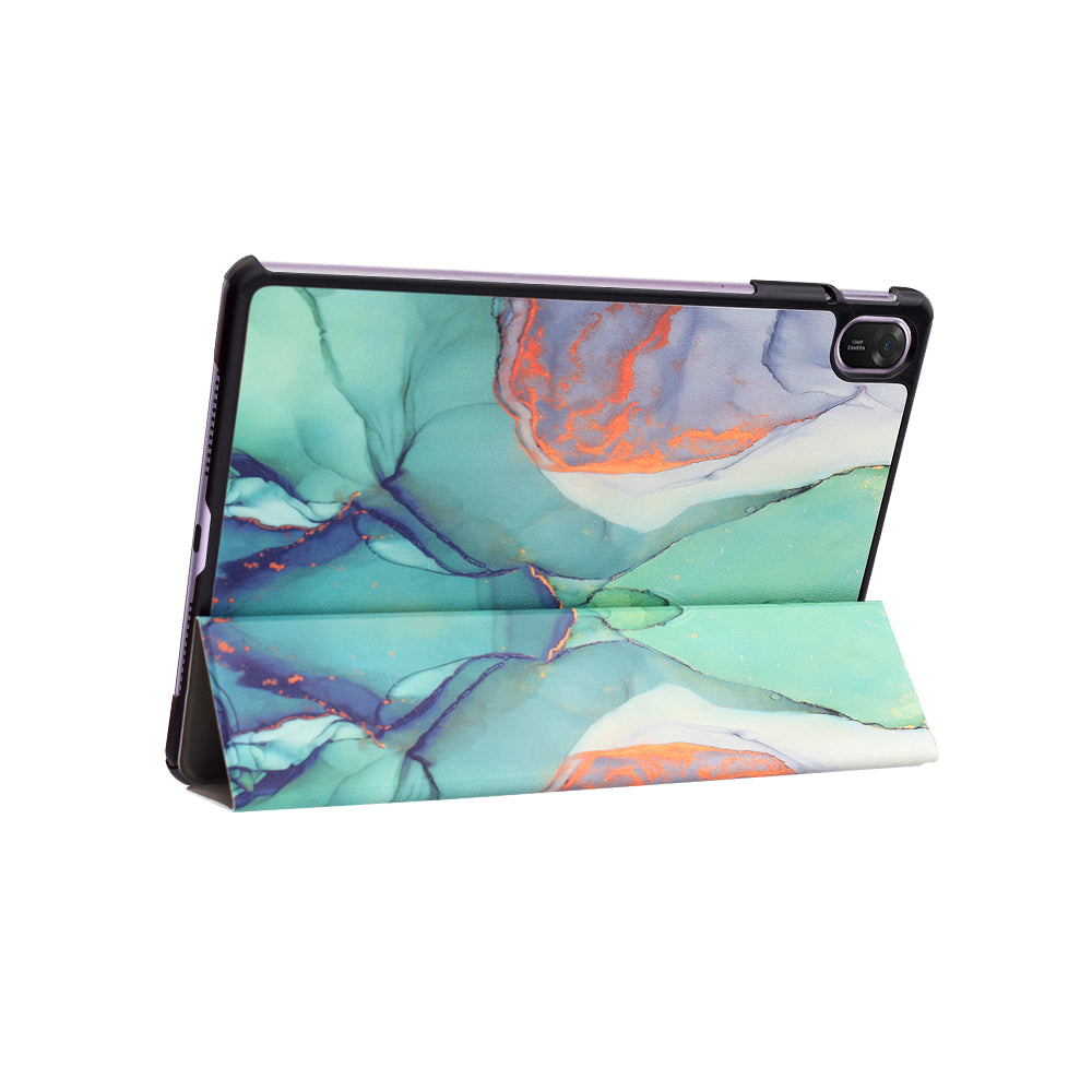 Capa para Huawei MatePad 11.5 (2025), Techsuit, FoldPro Green Time, Multicolor