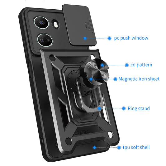 Capa para Huawei nova 11 SE / nova 12 SE, Techsuit, CamShield, Verde