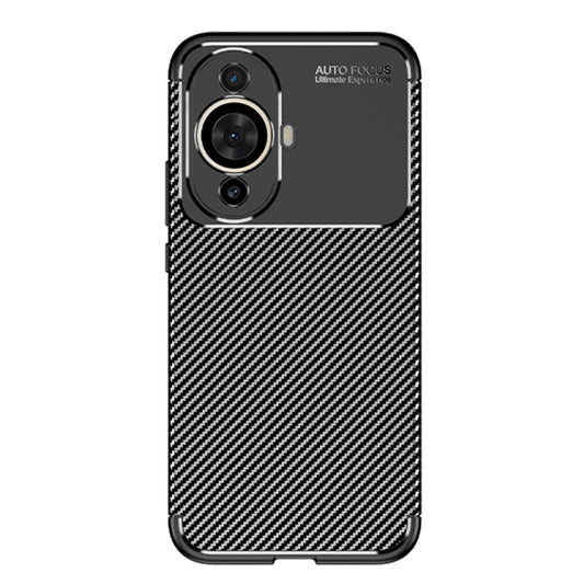 Capa para Huawei nova 12s / nova 11, Techsuit, Fibra de Carbon, Preta