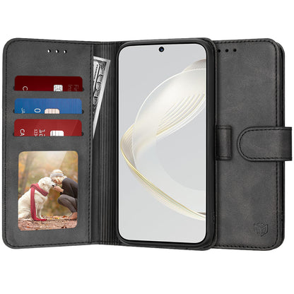 Capa para Huawei nova 12s / nova 11, Techsuit, Diary Book, Preta