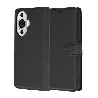 Capa para Huawei nova 12s / nova 11, Techsuit, Leather Folio, Preta