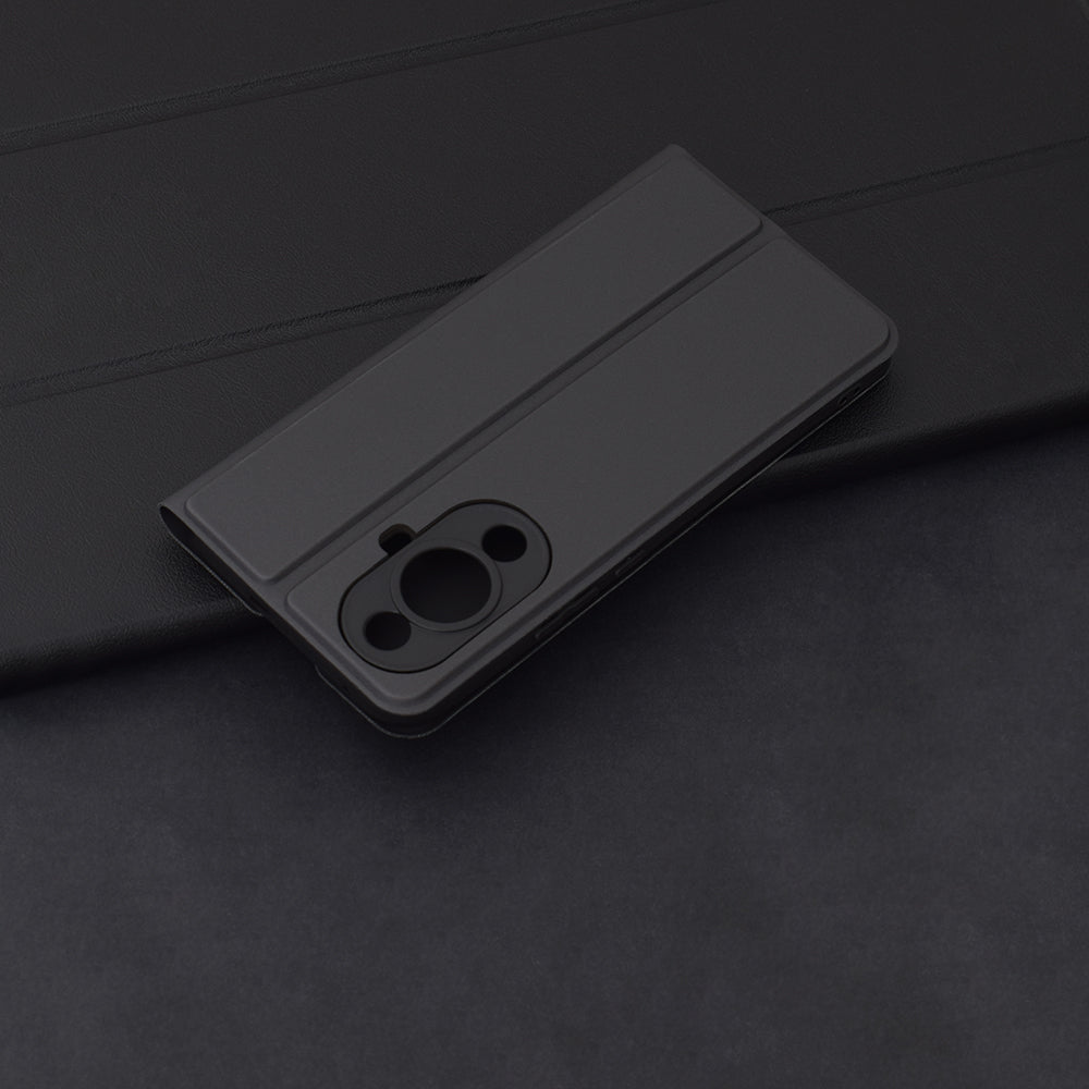 Capa para Huawei nova 12s / nova 11, Techsuit, Magskin Book, Preta