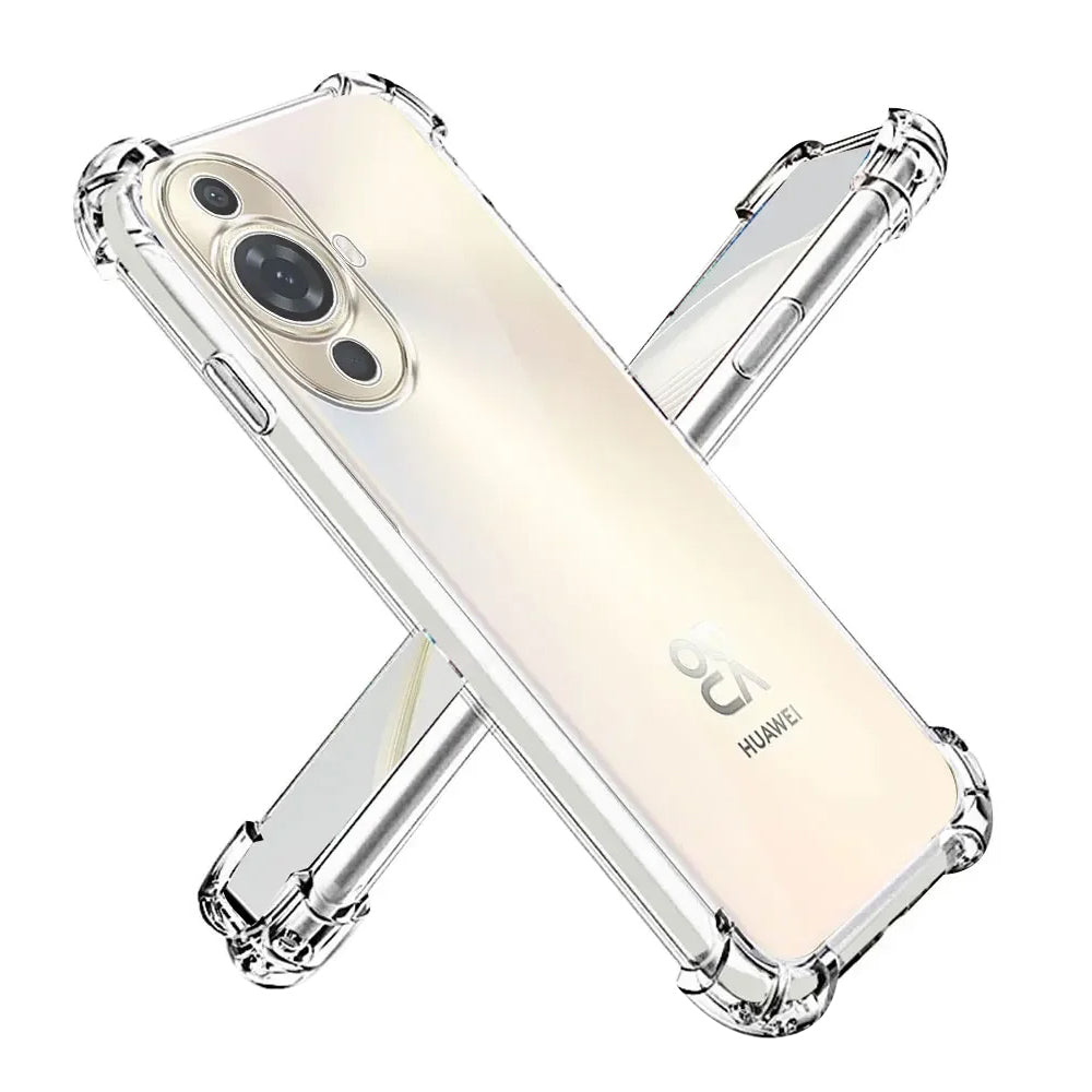 Capa para Huawei nova 12s / nova 11, Techsuit, Transparente à prova de choque, Transparente